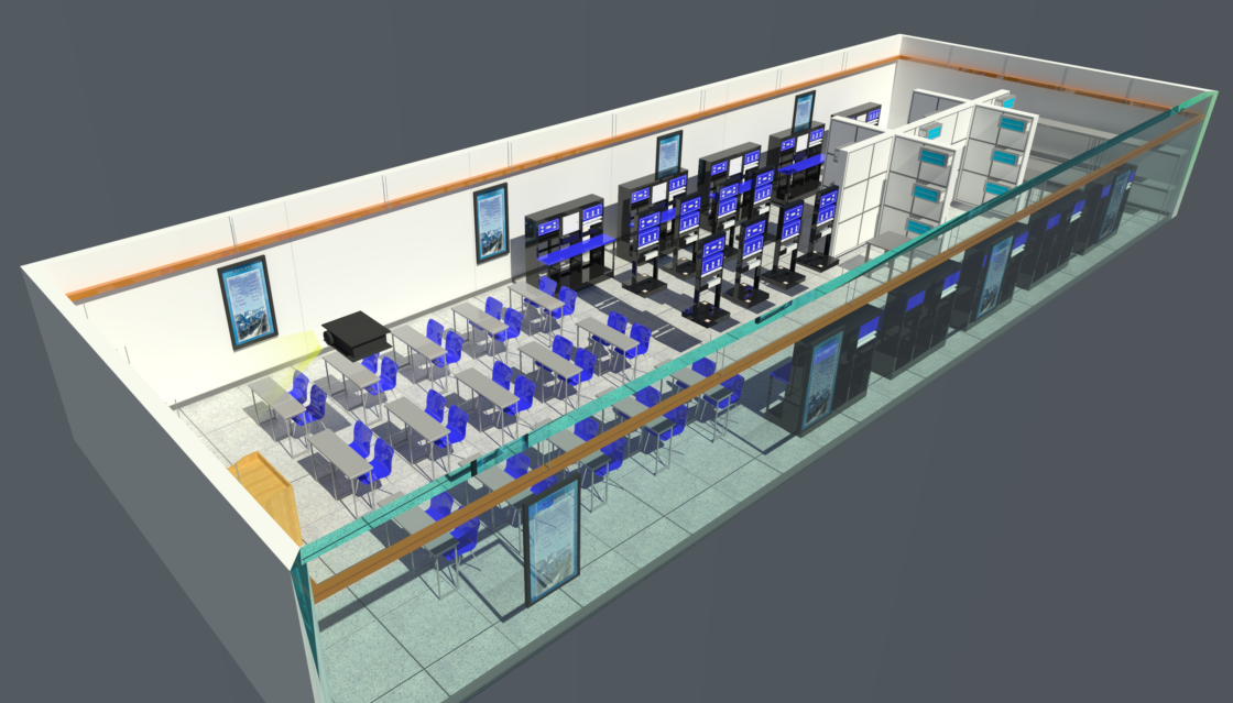 建筑智能化工程实训室效果图