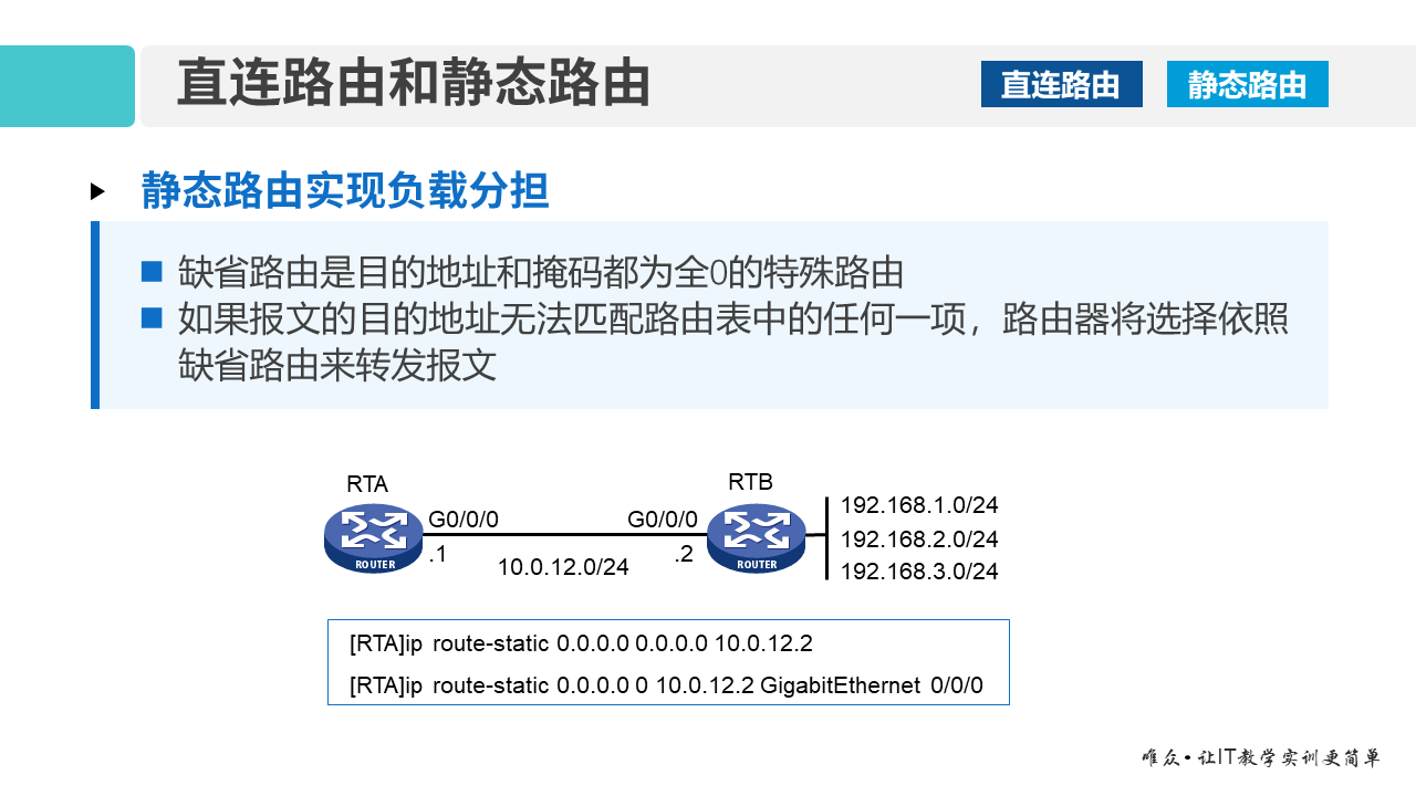 华为1+X证书：网络系统建设与运维 ——07-2 IP路由技术基础