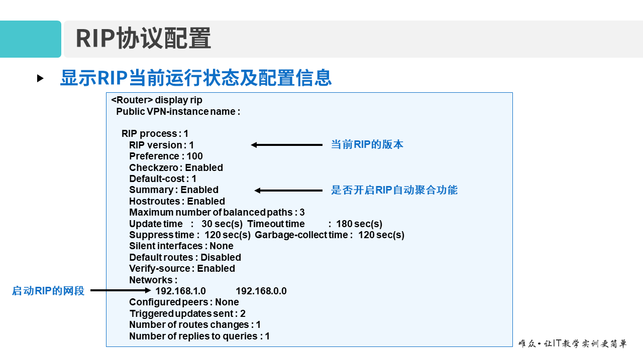 华为1+X证书：网络系统建设与运维 ——08-2 RIP路由协议