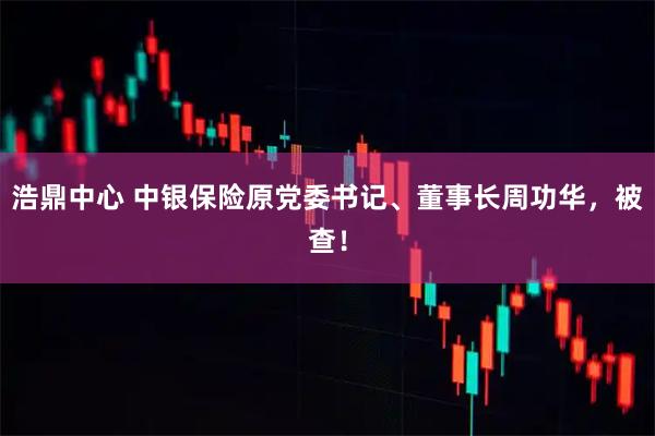 浩鼎中心 中银保险原党委书记、董事长周功华，被查！
